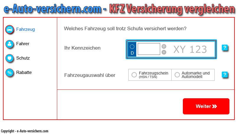 KFZ Versicherung ohne Schufa Auskunft vergleichen! KFZ Versicherung ohne Schufa Auskunft